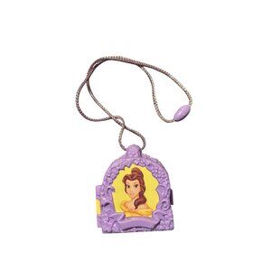 Disney Beauty And The Beast Polly Pocket Style Locket Necklace Miniature Playset